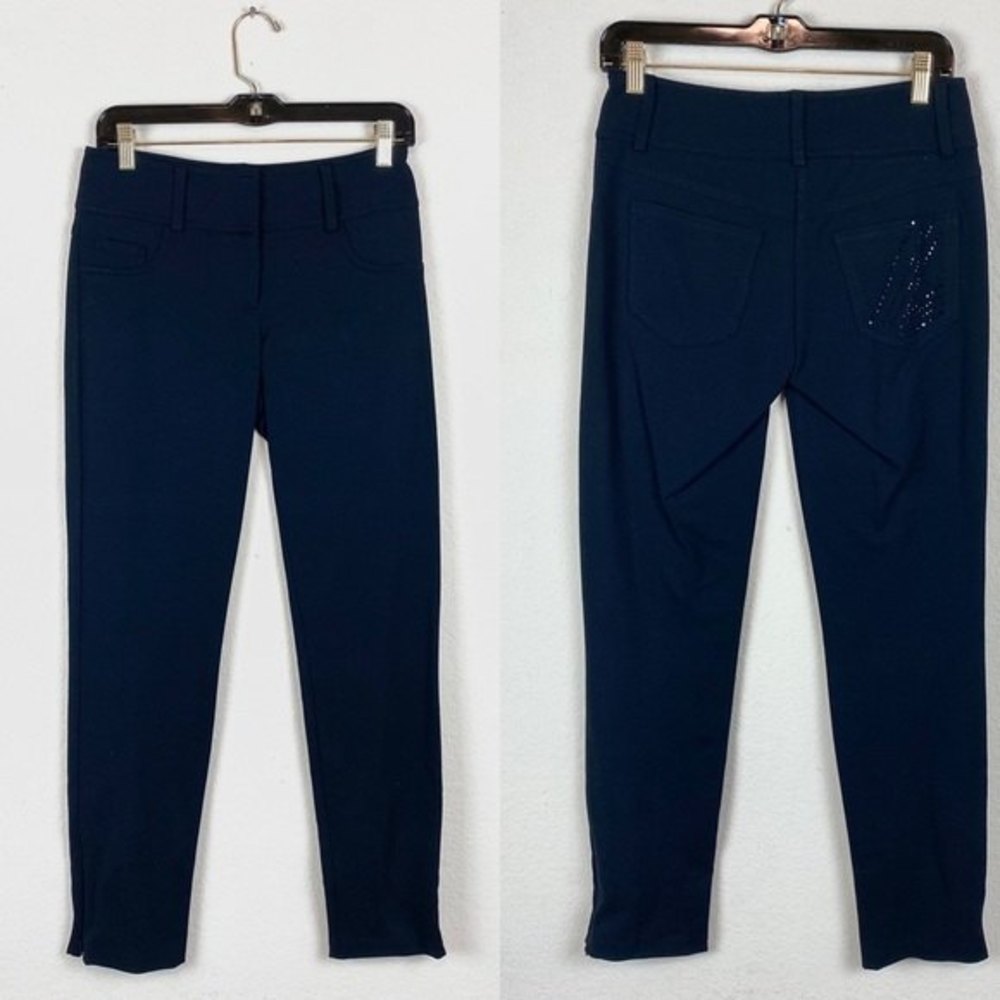 Cache Rhinestones Embellished Jegging Pants NWT
